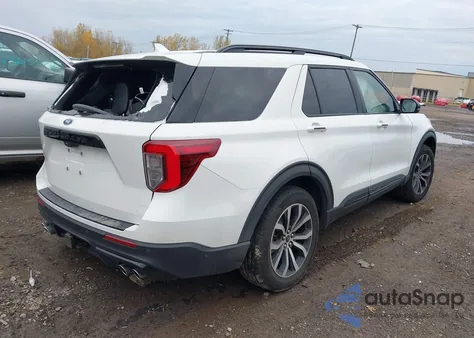2020 Ford Explorer St из США, поврежденный, VIN 1FM5K8GC0LGA42805